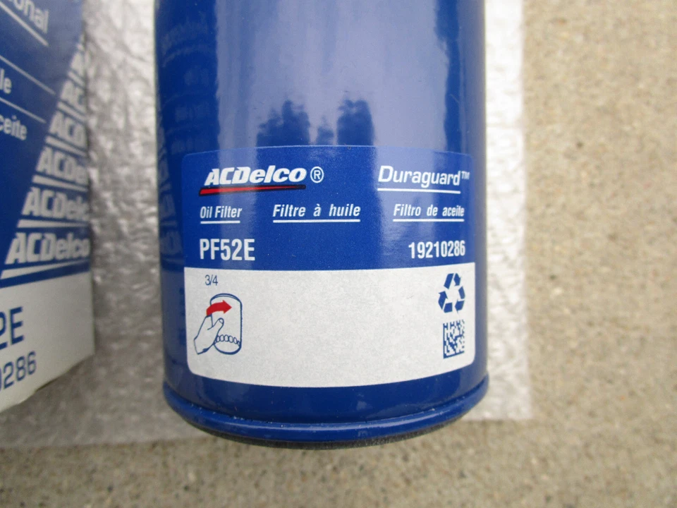 84 - 91 PONTIAC 6000 2.8L / 3.1L / 4.3L FILTRO DE ACEITE DE MOTOR OEM NUEVO Foto 2 de 4