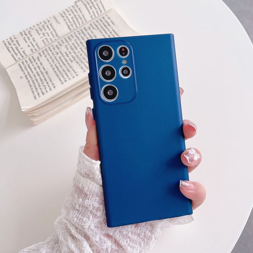 Ultra-Thin Matte TPU Case for Samsung S23 S22 Ultra S21 Plus & Ultra-image