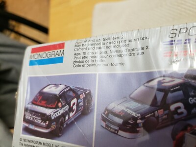 VINTAGE 1993 MONOGRAM DALE EARNHARDT SR #3 GOODWRENCH LUMINA1:24