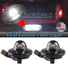 2 Pack For Ford F150 F250 F350 LED License Plate Light Lamp Assembly Replacement