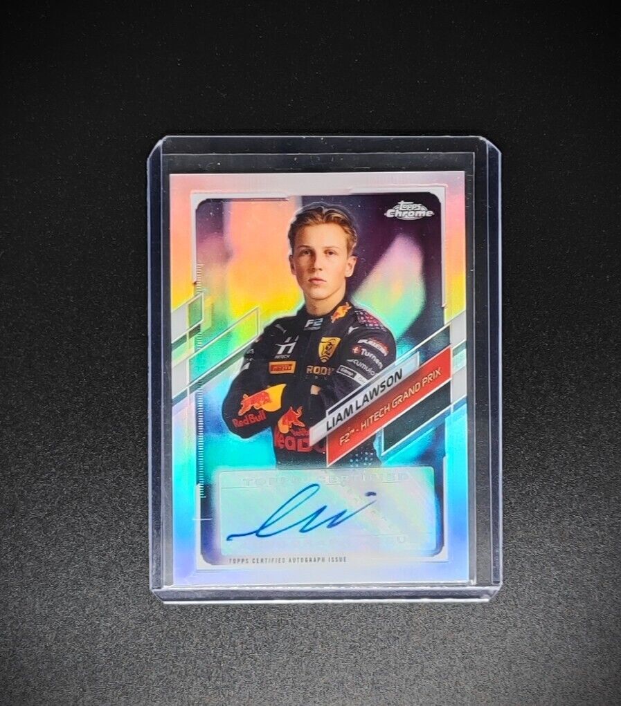 2021 Topps Chrome Formula 1 F1 F2 Liam Lawson Autograph Auto 2021 Topps Chrome Formula 1 F1 F2 Liam Lawson Autograph Auto