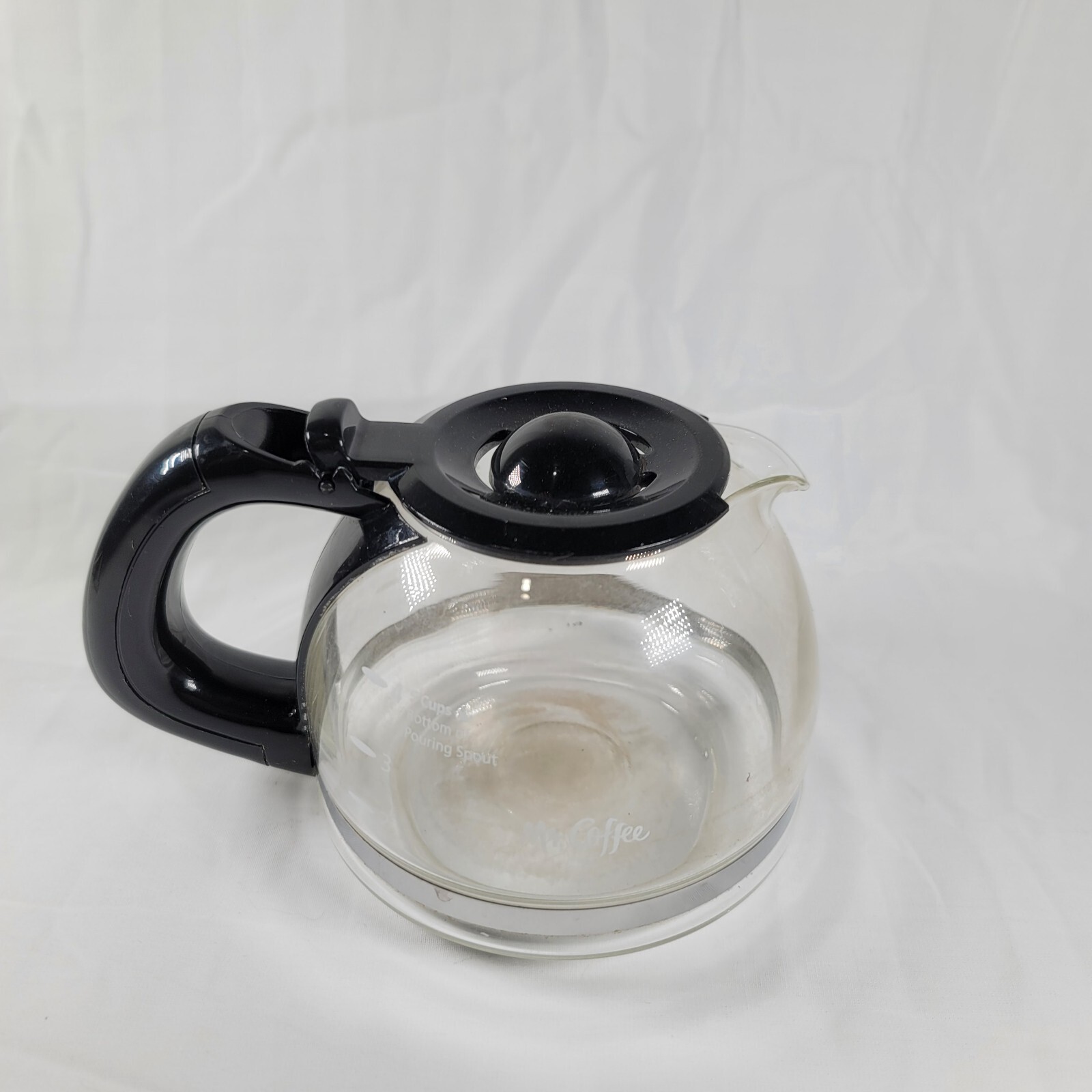 Mr. Coffee 45 Cup Glass Replacement Coffee Pot Carafe Black TF6 FS