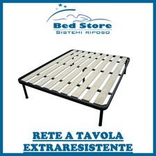 RETE A TAVOLE PER LETTO SINGOLO MATRIMONIALE FRANCESE MADE IN ITALY RESISTENTE