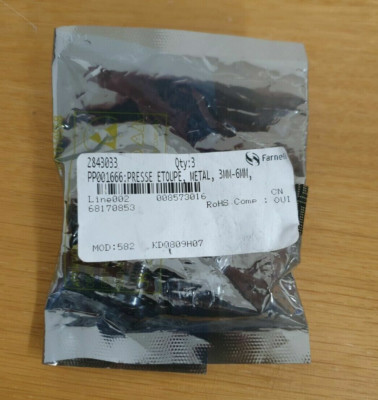 3Stk (1Stk/4eur) PRO POWER PP001666 Cable Gland PG IP68 IP69K PG7 3mm 6.5mm UR