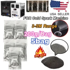 5Bag Large Ti Powder 3-5M Coarse Particles 200g for Cold Stage Effect Machine