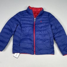 Polo Ralph Lauren Player 2 Boys/Unisex Size 7 Light Jacket Reversible Blue/Red