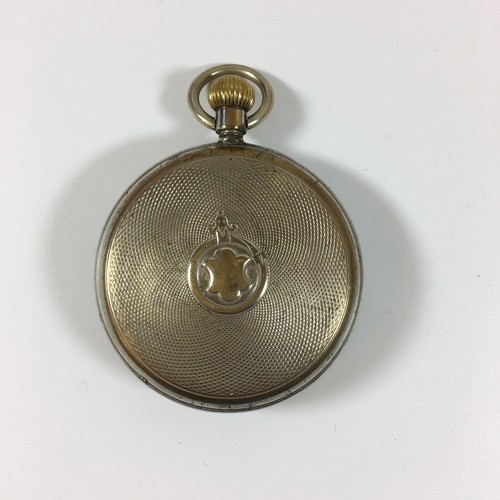 Antique 8 Day Hebdomas Silver Plated Pocket Watch Not Working - Picture 6 of 6