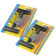 2 SET x 6-tlg Reifenreparatur Set Flicken Satz Reifen Pannenset Autoreifen Flick