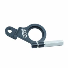 ROSSWULF BILLET DISTRIBUTOR CLAMP VW T1, T2 & T3 LEFT ADJUST BUG/BUS BLK ANODIZE