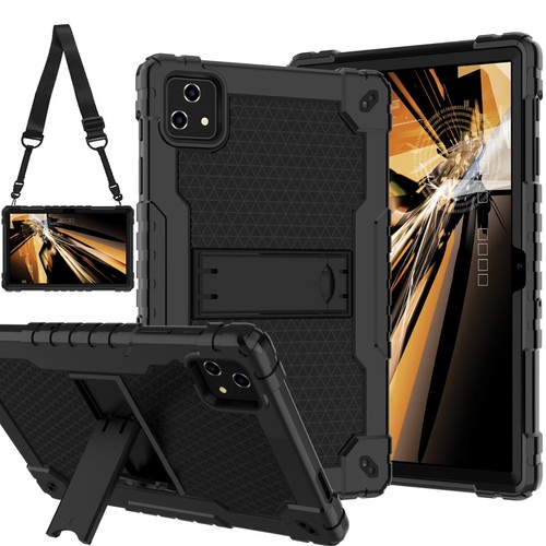 For T-Mobile Revvl Tab 5G Heavy Duty Case Built Strap Kickstand,Screen Protector - Picture 4 of 45