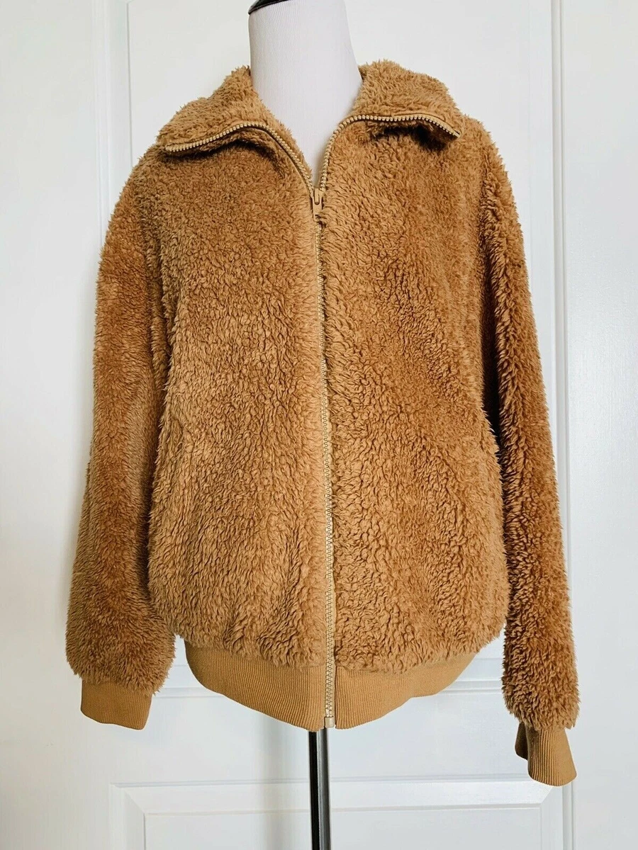 Cozy teddy bear jacket top
