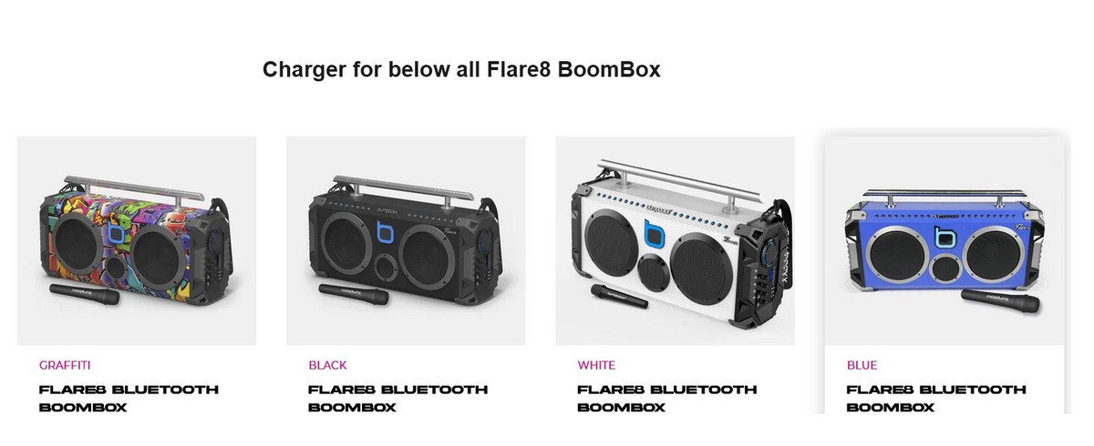 Buy Bumpboxx Bluetooth Boombox Flare6 Modelo | Retro Boombox with