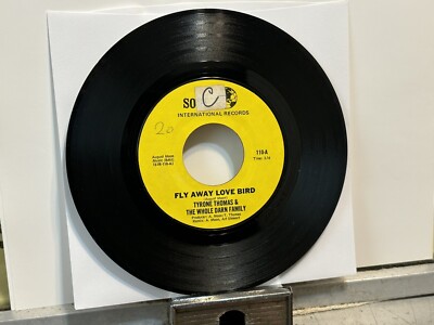 TYRONE THOMAS & THE WHOLE DARN FAMILY-FLY AWAY LOVE BIRD/STUCK ON