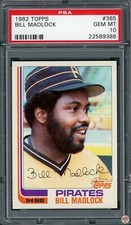 1982 TOPPS BILL MADLOCK #365 PSA 10 POP 30 (386)