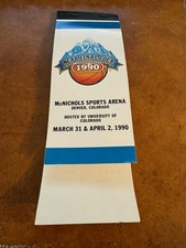 1990 NCAA Finals Basketball Ticket Booklet Duke Blue Devils v UNLV Rebels