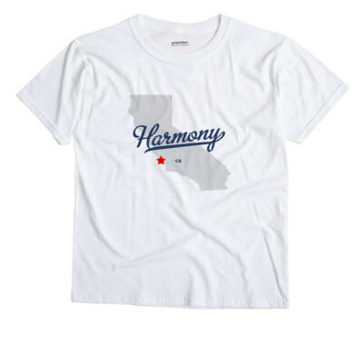 Harmony California CA T-Shirt MAP