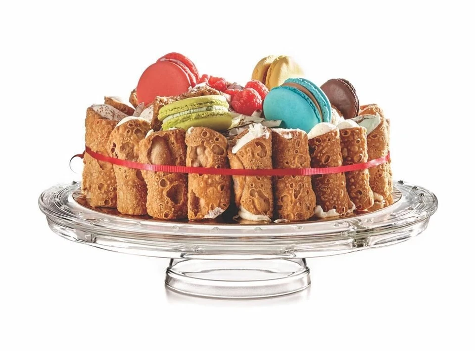 Versátil cúpula de pastel de vidrio 6 en 1: elegante solución para servir y almacenar arte realeza Foto 2 de 4