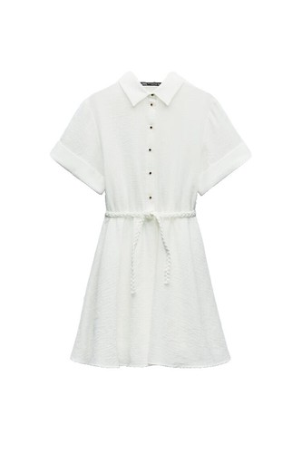 zara sheer shirt dress NEW Zara XS Women Button Up SHIRT DRESS Gray Semi Sheer Chiffon Relaxed Fit  9-50