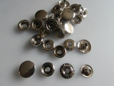 12.5MM line 20 press snaps -quantity 50, Nickel color