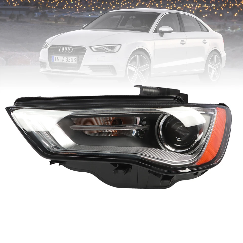 Faro proyector HID/Xenón conjunto conductor reemplazo izquierdo para Audi A3 S3 2015-2016 Foto 2 de 4