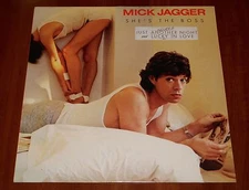 MICK JAGGER ROLLING STONES SHE'S THE BOSS LP *EU* 1985 CBS VINYL 1st PRESS! New