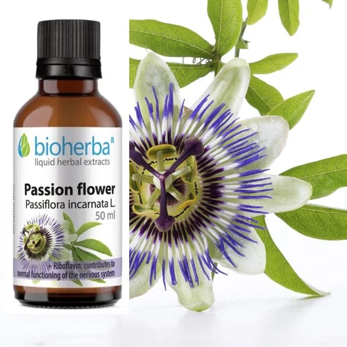Passiflora Passionflower +vitamin B2 Herbal Liquid Tincture 50ml