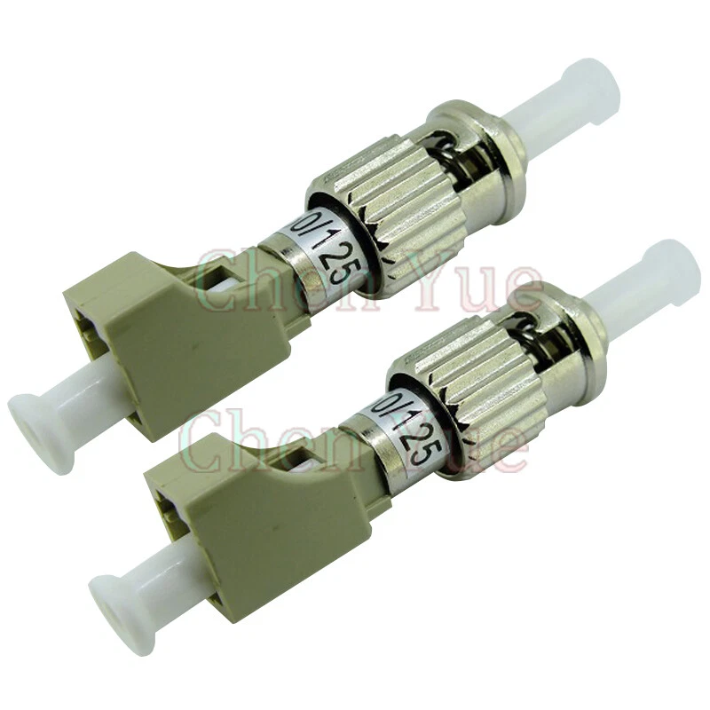2pcs ST Male-LC UPC Female MM 50/125 Hybrid Fiber Optic Adapter Fiber Connector  - Image 4 of 4