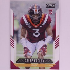2021 Score Football NFL Caleb Farley RC #341 Hokies