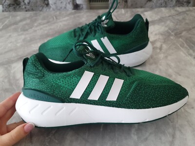 ADIDAS SWIFT RUN 22 CORE GREEN TRAINERS MENS SIZE UK12 GENUINE VGC | eBay UK