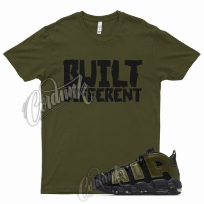 Olive BUILT T Shirt for N Air More Uptempo Rough Green Vapormax 95 97 Legion