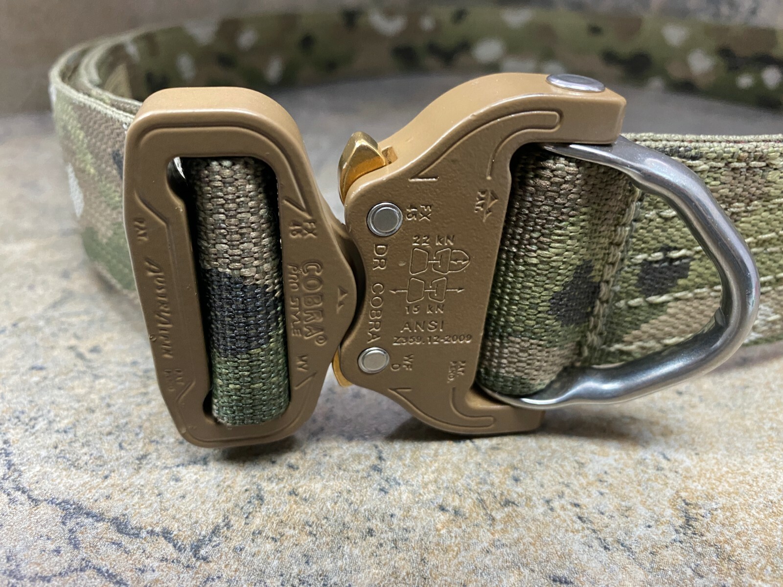 Elite Survival COBRA Riggers Belt with D Ring Buckle CRBML MultiCam