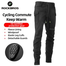 ROCKBROS Winter Cycling Sports Pants Unisex Fleece Windproof Motorcycle Trousers