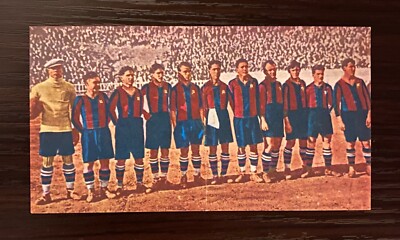 1974 Alcantara Samitier Zamora Barcelona Squad Graficas Excelsior Card Sticker