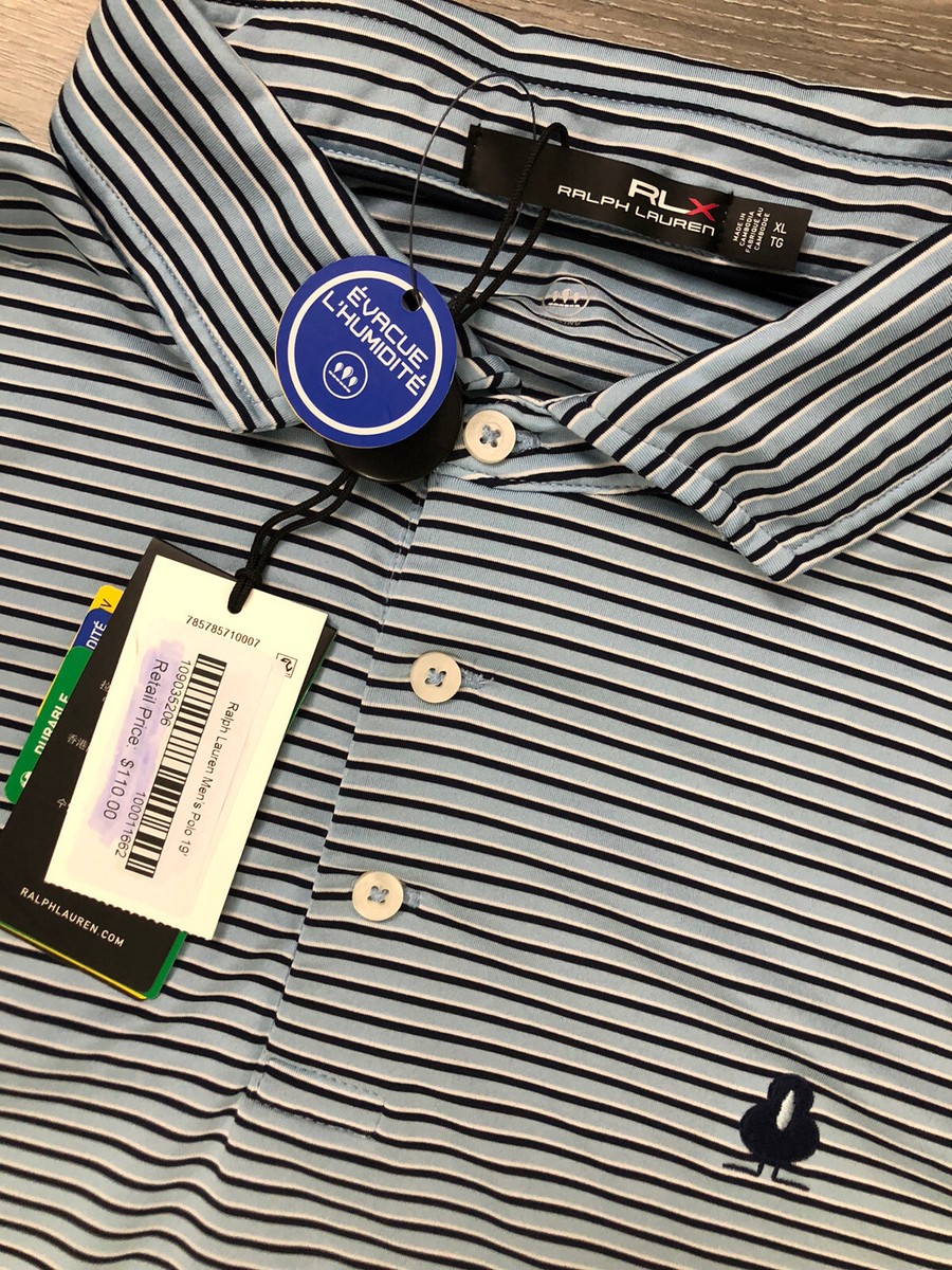Hoakalei Country Club RLX Ralph Lauren Dri Fit Striped Golf Polo