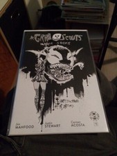 Image of Grrl Scouts Magic Socks #1 SPAWN B&W Variant Image Comics