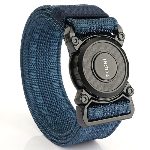 TUSHI Weaving Tactical Belt Men's Outdoor Mountaineering Training Equipment Belt - Picture 3 of 24
