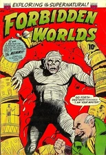 Forbidden Worlds 18 Comic Book Cover Art Giclee Reproduction on Canvas