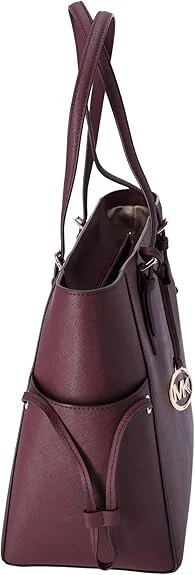 Bolso de Mano Michael Kors Gilly Grande Jet Set con Cordón y Cremallera Superior en Sangre de Buey Foto 3 de 4