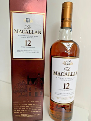 Rarität Macallan 12 Years old Sherry Oak Casks old Distillery Bottling 