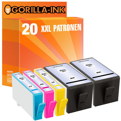 20x Patronen für HP 920 XL OfficeJet 6000 6500 7000 7500 Wireless