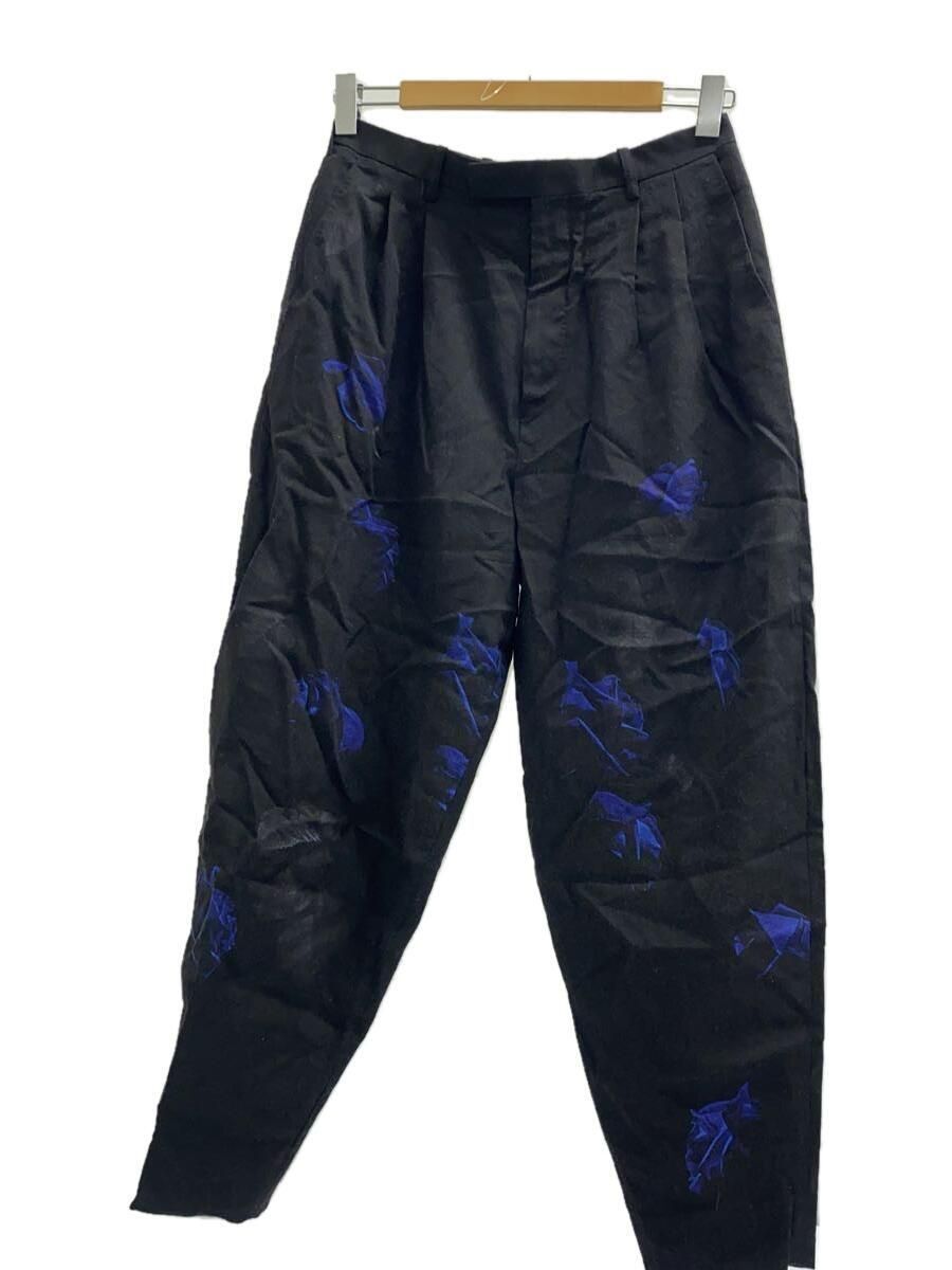 LAD MUSICIAN Slacks Pants 42 Wool Black Total Pattern 2218 LAD MUSICIAN Slacks Pants 42 Wool Black Total Pattern 2218