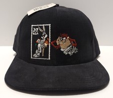 NWT Vintage 1997 USPS Looney Tunes Bugs Bunny Taz Made in USA Snapback Hat Cap