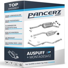 Auspuffanlage für Mercedes (W124) 250 D Stufenheck ohne KAT 1985-1993