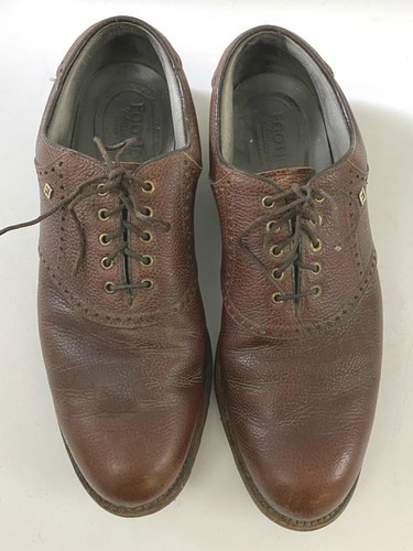 FootJoy Classics Dry Spikeless Golf Shoes Brown Men's 11.5 B 55532 - Picture 2 of 8