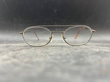 Vintage Titmus Eyeglasses Mens TR306S Full Frame Oval Metal Pewter Tortoise