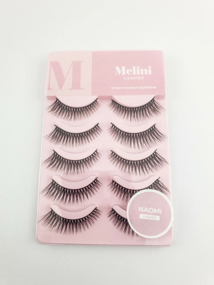 5 pares de extensiones de pestañas postizas 3D largas de aspecto natural pestañas postizas Foto 2 de 4