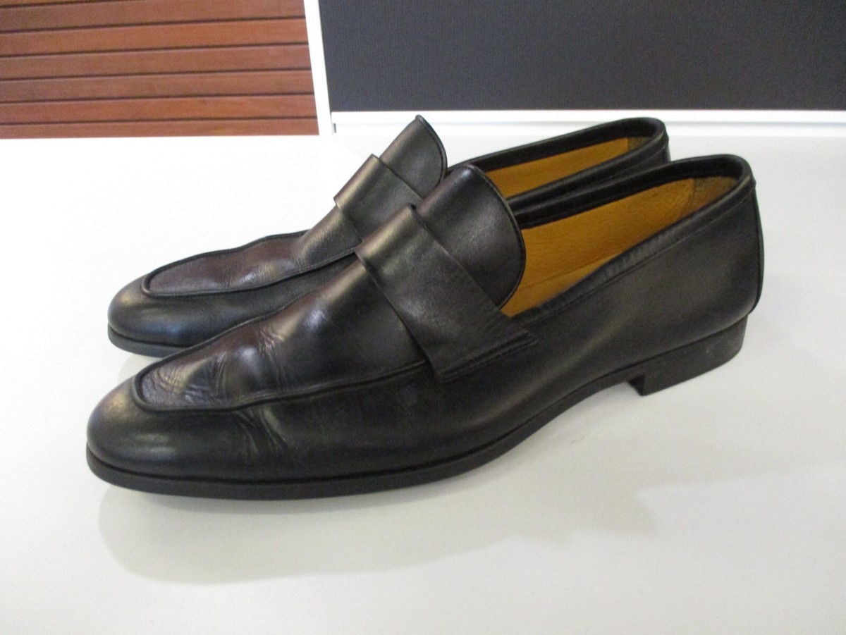 Magnanni Black Leather Penny Loafers ZM23802 Magnanni Diezma Black – Marcello Sport main image 4