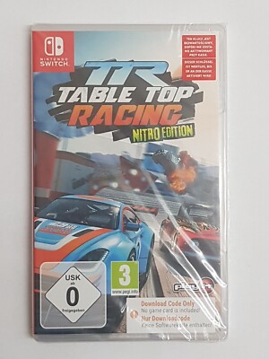 TABLE TOP RACING-Nitro Edition|Nintendo Switch Game|Code in OVP|NEU|RARE|Sealed!