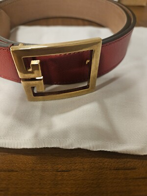 GIVENCHY Red LADIES LEATHER BELT SIZE 90 NEW s-l1200.webp main image 2