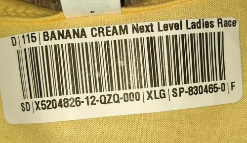 Yellow Racer Back Tank Top Ideal T by Next Level Size XL #LOVE Mom Life Daisy - Picture 3 of 4